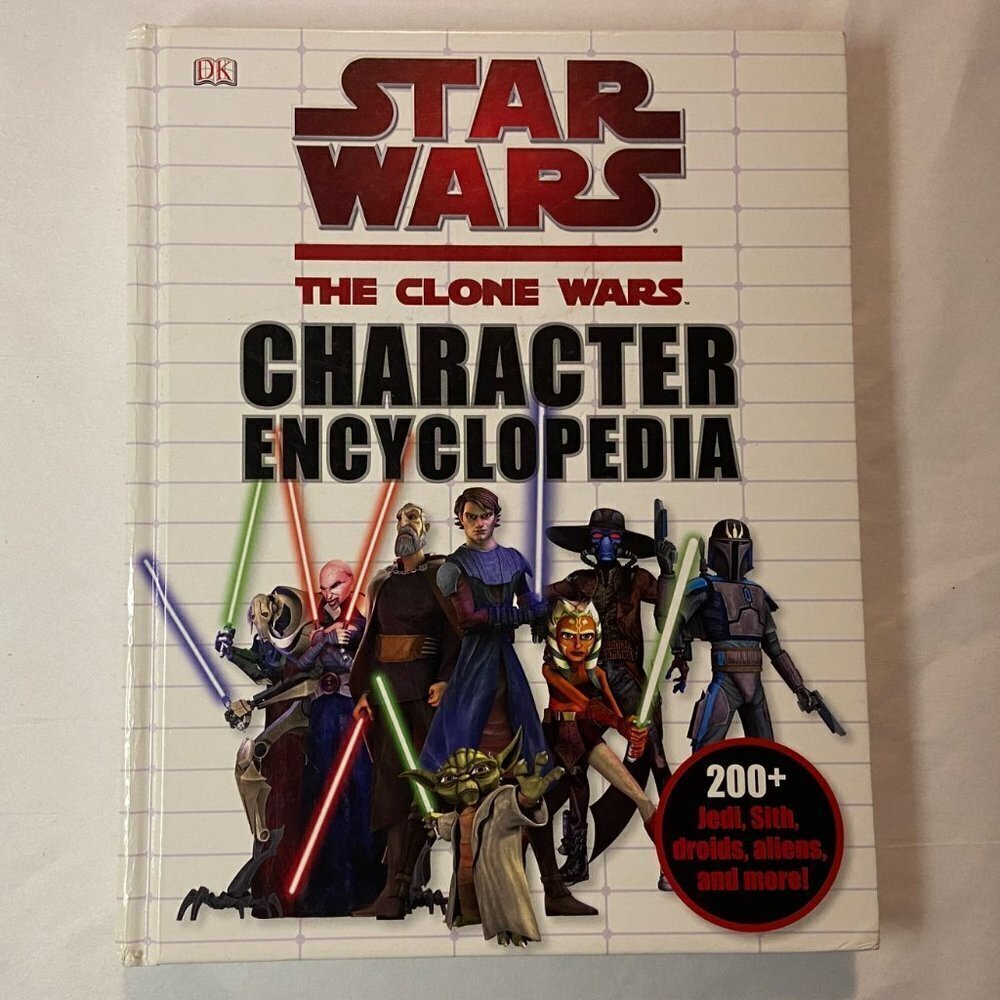 Star Wars The Clone Wars Character Encyclopedia - Hardcover - EUC
